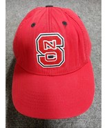 NC State Wolfpack Solid/HooknLoop Back Hat Top Of The World Captivating ... - £9.39 GBP