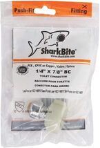 Straight Stop Valve 1/4&#39;&#39; x 7/8&#39;&#39; Threaded Brass 200-psi - SharkBite U35... - $0.99