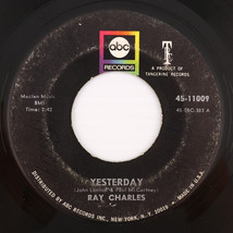 Ray Charles – Yesterday / Never Had Enough Of Nothing Yet 45 rpm Vinyl 7&quot; Single - £7.94 GBP