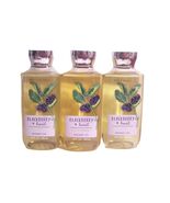 Bath & Body Works Blackberry & Basil Shower Gel 10 fl oz - Lot of 3 - $72.50