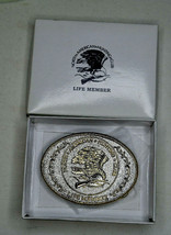 Vintage North American Hunting Club Life Member Gold/Silver Belt Buckle ... - $14.99