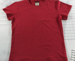 Columbia T Shirt Womens Medium Red Short Sleeve Cotton Blend XCQ Authent... - $27.80