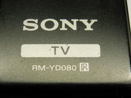 Sony RM-YD080 Genuine Remote Control Only Cleaned Tested Working No Battery - $14.84