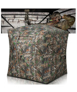 HUNTSEN Hunting Blind 270° See Through 2-3 Person Ground Blind Pop Up Hu... - €328,08 EUR