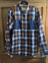 ClearWater Outfitters Shirt Jacket Flannel Plaid Quilted Lined Men&#39;s XXL - $23.75