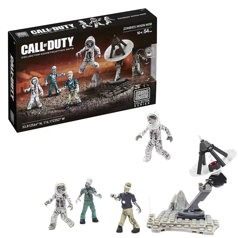 Mega Bloks Call of Duty Zombies Moon Mob Set Astronaut Zombies Series Anime - £94.97 GBP