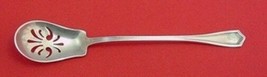 Governor Bradford by International Sterling Olive Spoon Pierced Original 5 7/8&quot; - £53.75 GBP