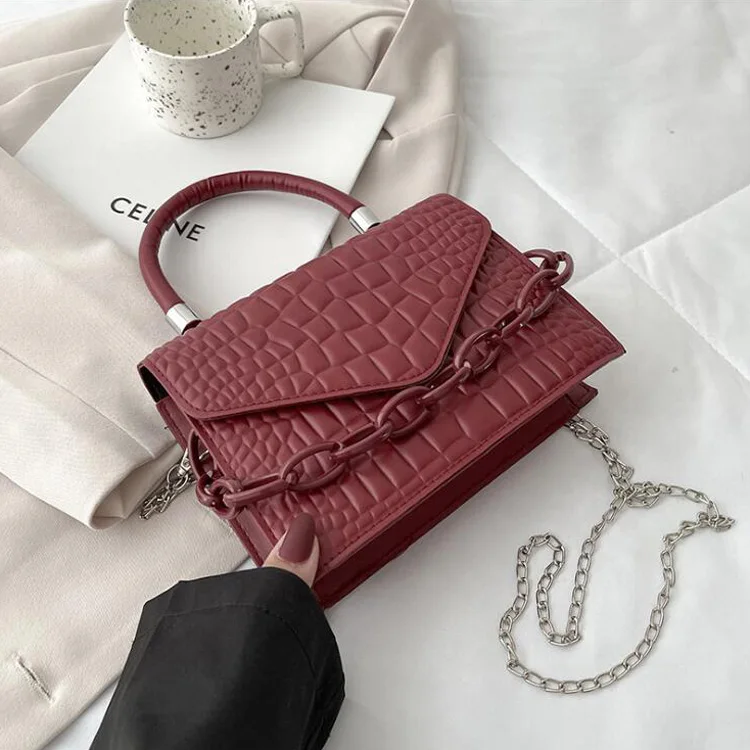 Fashion Solid  Bag Designer Handbags For Women Chain Strap Crossbody Bags Flap S - $66.40