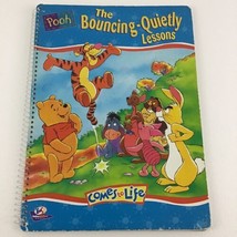 Disney Comes To Life Spiral Interactive Book Pooh Bouncing Quietly Vinta... - $24.70