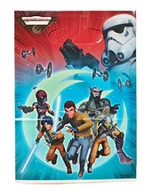 amscan Star Wars Rebels Folded Loot Bags, Party Favor Red/Blue, 9" x 6 1/2" - £2.38 GBP