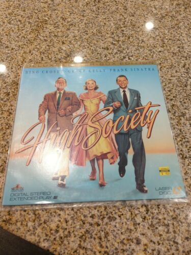 Laserdisc - LD -  high society , bing Crosby - $2.96