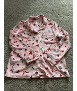 Joyspun Women&#39;s Velour Knit Pajama Button up Long Sleeve Top Pink Size S... - $24.83 CAD