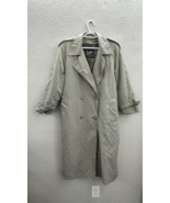 London Fog Womens Long Trench Coat Size 12 Petite Double-Breast Thinsula... - £44.85 GBP