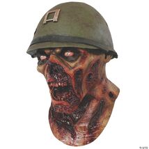 Captain Leister Adult Halloween Zombie Mask Mascara Soldado Capitao Mili... - $76.22