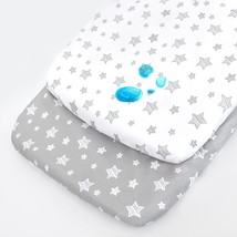 Bassinet Sheets 2 Pack, Compatible With Ronbei &amp; Koola Baby &amp; Baby Joy B... - £30.36 GBP