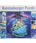 DOLPHIN COLLAGE #131914 300pcs By Ravenburger Puzzle New In Box Factory ... - $13.56