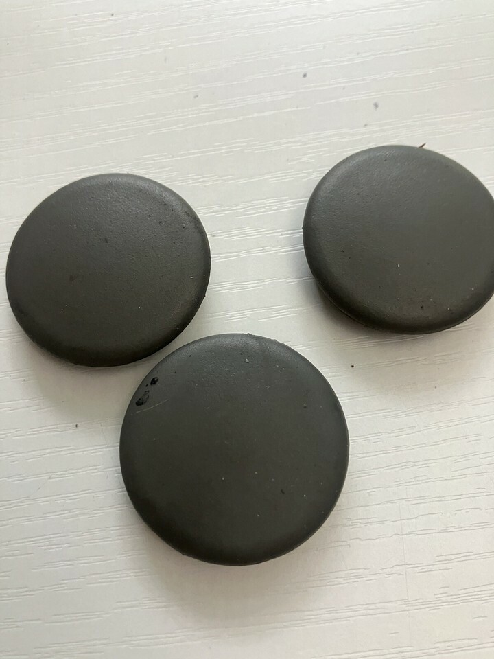 93-97 HONDA CIVIC DEL SOL OEM (3) SUN VISOR SCREW COVERS GRAY - $19.79