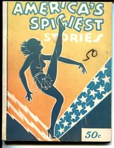 America&#39;s Spiciest Stories #1 1930&#39;s-Patriotic Good Girl Art-rare-unique-G/VG - £63.45 GBP