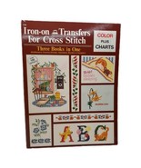 Vtg Iron On Transfers For Cross Stitch 1982 Craftways Flowers Kitchen Bo... - £7.44 GBP