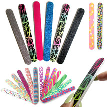 4 Pc Double Sided Nail File Emery Board Gel Manicure Pedicure Beauty Spa... - £11.16 GBP