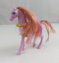 Vintage Mattel Lavender Pony With Rainbow Hair &amp; Harness 4.25&quot; Figure - £5.31 GBP
