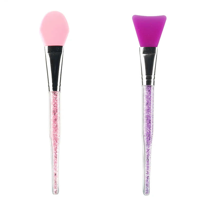 New vsilicone mask brushes Soft Shinning Handle Facial Mixing  Mask Mud Mixing S - £14.33 GBP