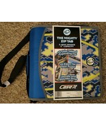 Case-it 3 Inch Mighty Zip Tab Zippered Binder NWT Blue/Yellow Back to Sc... - £23.37 GBP