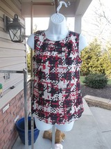 Talbots Red&amp;Black Sleeveless Suit Top 4 - £11.72 GBP