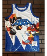 MEGA MAN White Headgear Classics Basketball Jersey ~Never Worn~ S L - $1,159.10 MXN
