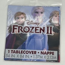 New Disney Frozen 2 Tablecloth For Parties 54in X 84in - $6.17