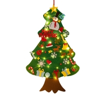 High Quality Felt Christmas Tree with 4m String Lights for Educational Kids / C - £23.07 GBP