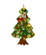 High Quality Felt Christmas Tree with 4m String Lights for Educational K... - $556.39 MXN