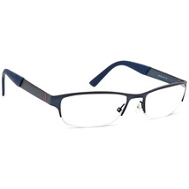 Gucci Eyeglasses GG 2230 R0N Matte Blue Half Rim Metal Frame Italy 54[]18 140 - £199.83 GBP