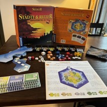 Kosmos Die Siedler von Catan Städte und Ritter Holzausgabe Brettspiel Se... - $83.22