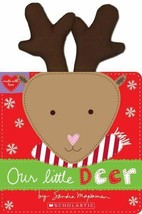 Scholastic Our Little Deer Board Book with Stuffed Antlers - New - £7.81 GBP