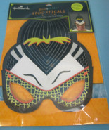 Halloween Mask Spookticals Fall Autumn Party Black Orange Green Glow in ... - £7.81 GBP