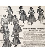 1900 Girls Cloth Dresses Advertisement Victorian Sears Roebuck 5.25 x 7&quot; - $368.02 MXN