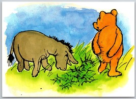 Winnie the Pooh Postcard sat in cactus,  Eeyore - $9.87