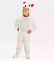 Toddler Halloween Costume Jumpsuit Target Bullseye Dog Hyde &amp; EEK! 2-3T - £15.76 GBP