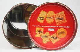 VINTAGE Nabisco Crackers Triscuit Sociables Wheat Thins Empty Collectible Tin - £15.89 GBP
