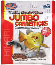 Hikari Jumbo Carnisticks Monster Carnivorous Fish Floating Stick Food - $22.72+