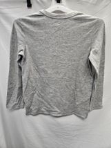 Cat & Jack Boy's Large 12/14 Soft Henely Long Sleeve Heather Gray image 2