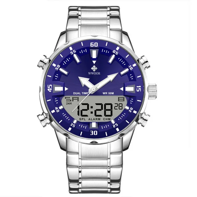 New Luxury Digital Watch For Men Sports Big Watches LED Quartz Wristwatch Waterp - £30.01 GBP