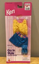 Barbie Ken Go In Style Fashions Outfit 68040 Bathing Suit Shirt Mattel 1996 - $17.81