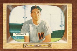 Vintage 1955 Baseball Card Bowman #13 Clyde Vollmer Outfield Washington Senators - £6.60 GBP