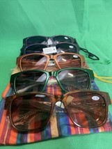Set Of 5 Readers Sunglasses 2.5 With Pouches JM New York Joy And Iman LG JD - $14.85