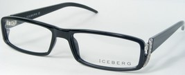 Iceberg IC04001 Schwarz/Silber Brille Brillengestell Ic 040 01 52-15-135mm - £67.99 GBP