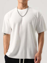Men&#39;s Plus Size Round Neck Half Sleeve T-Shirt - $32.49