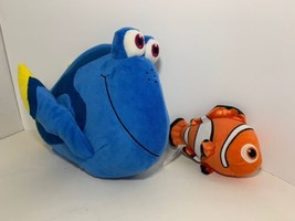 Walt Disney Pixar plush Finding Nemo Dory Kohl&#39;s Cares Bandai lot 2 plush fish  - £8.12 GBP