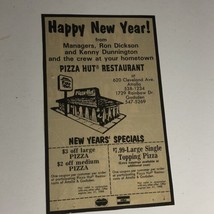 1988 Pizza Hut Small vintage Print Ad Advertisement pa7 - £5.44 GBP